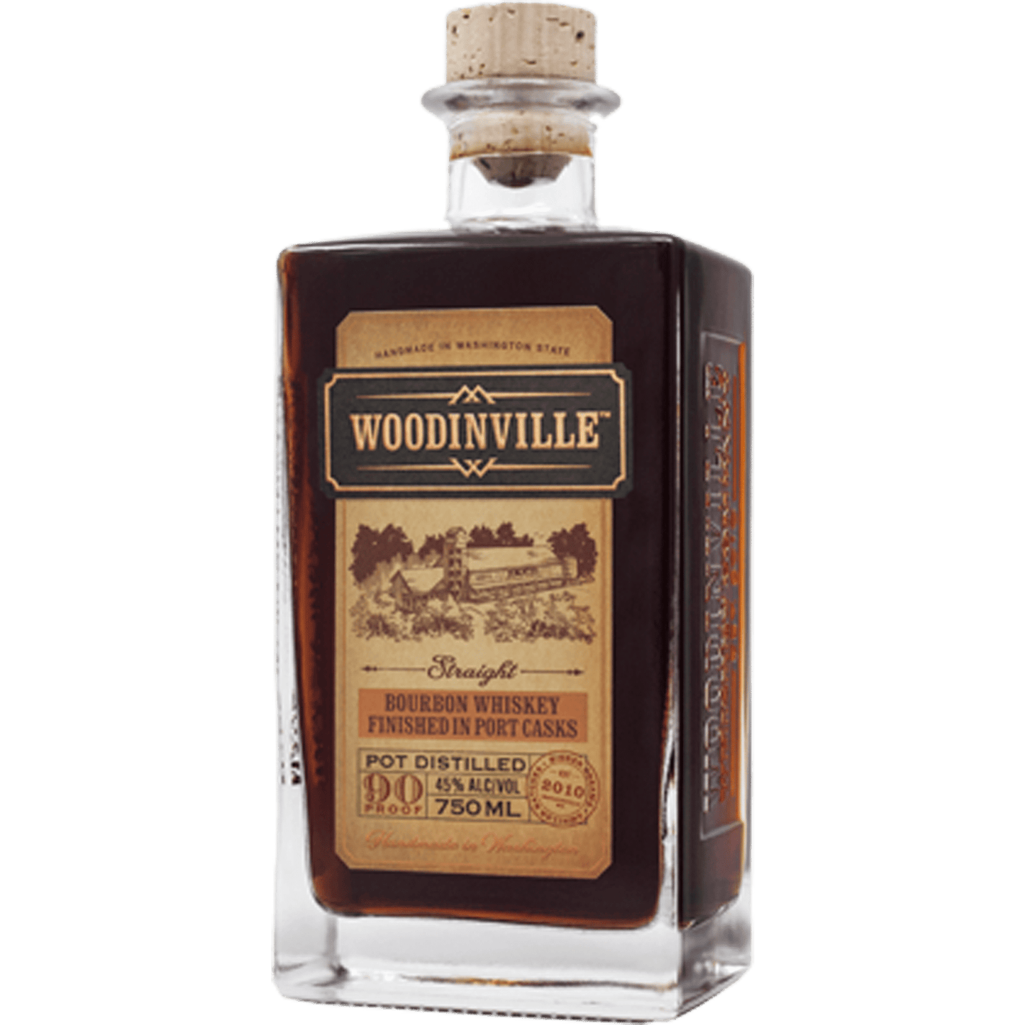 Woodinville Bourbon Whiskey Finished in Port Casks - Liquor On Broadway