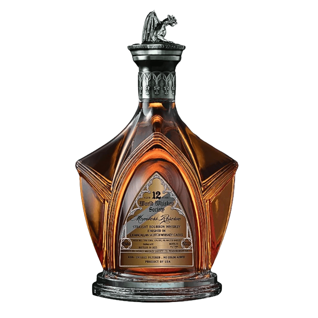 World Whiskey Society 12 Year Bourbon Finished in Ex - Macallan Cask - Liquor On Broadway