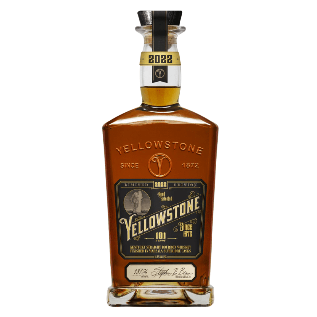 Yellowstone Limited Edition 2022 Kentucky Straight Bourbon Whiskey Marsala Superiore Cask Finish 750ml bottle